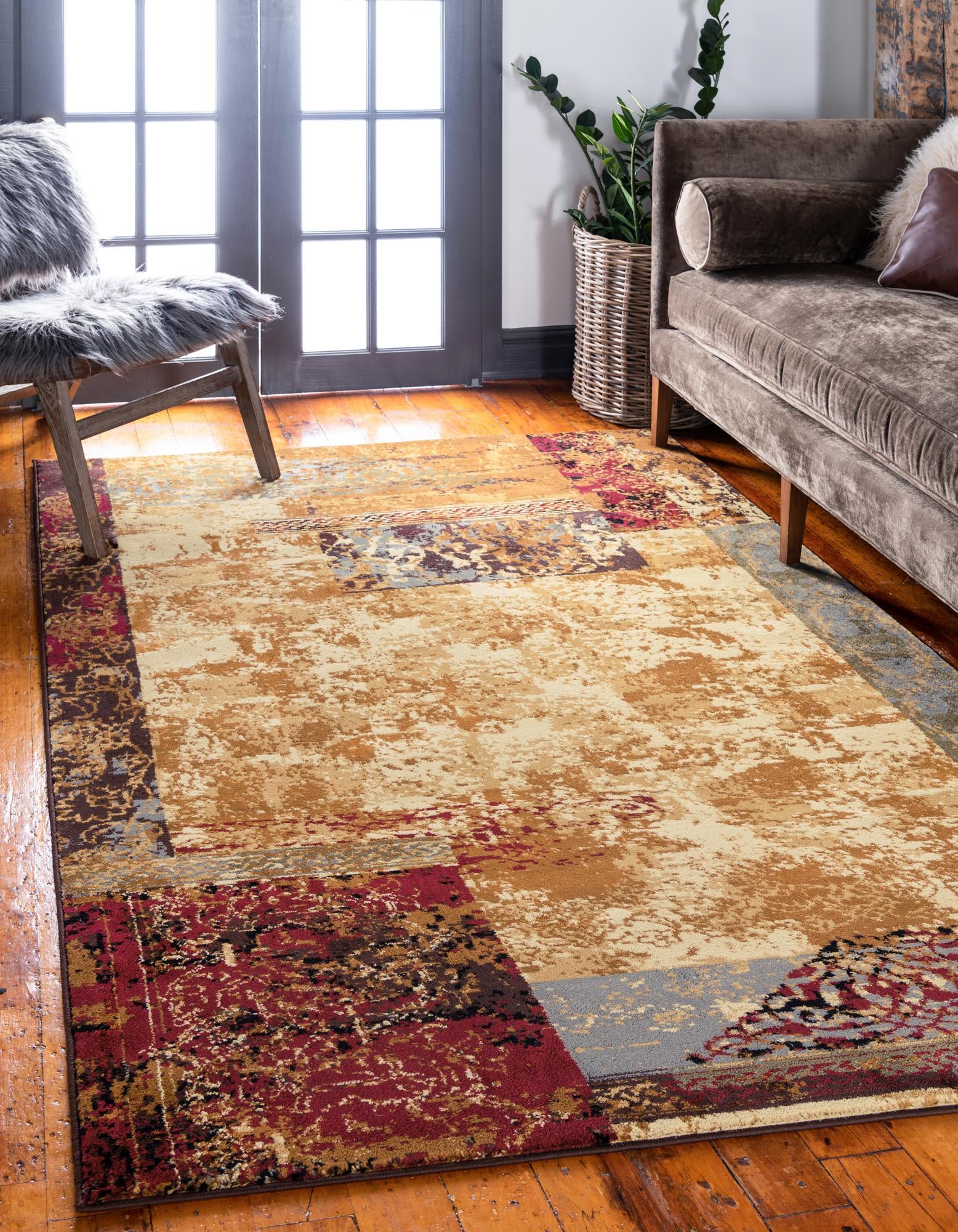 Beige 5' x 8' Cafe Rug | Rugs.com