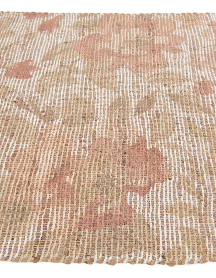 Detail image of  4' 1 x 6' 1 Chenille Jute Rug