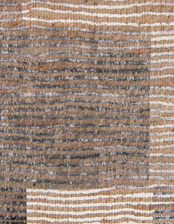 Detail image of  4' 1 x 6' Chenille Jute Rug