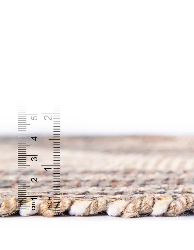 Detail image of  4' 1 x 6' 1 Chenille Jute Rug