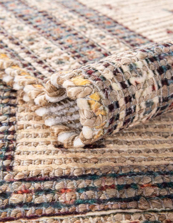 Detail image of  4' 1 x 6' 1 Chenille Jute Rug