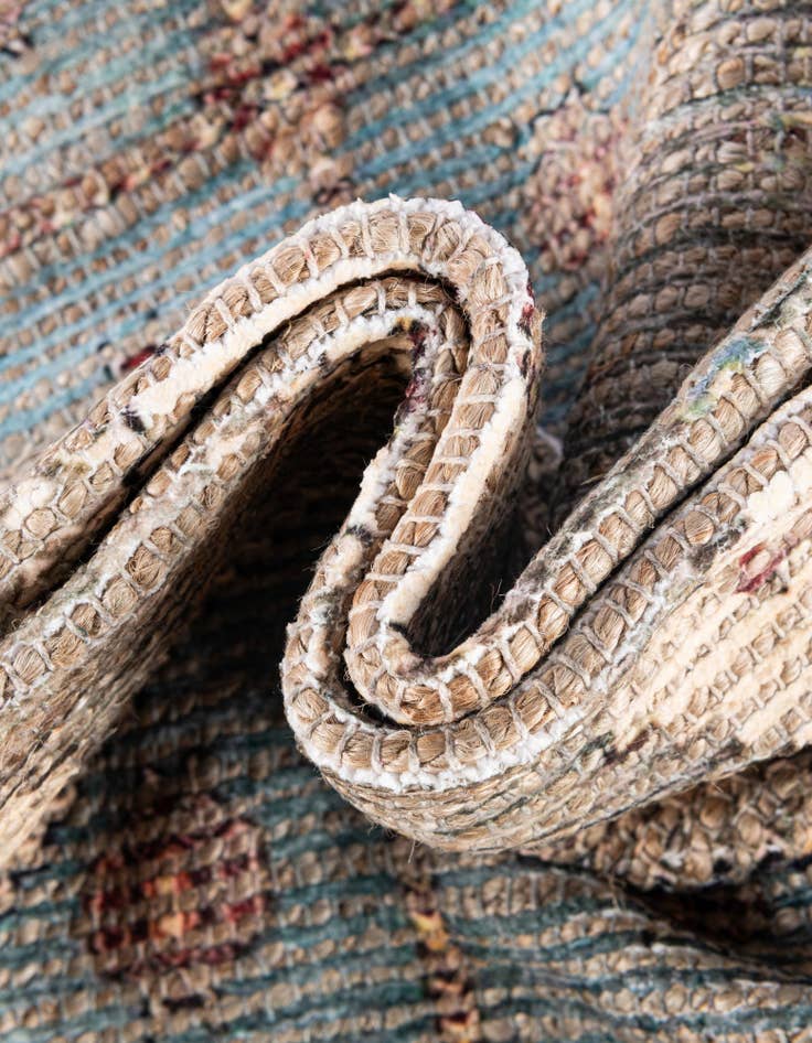 Detail image of  4' 1 x 6' 1 Chenille Jute Rug