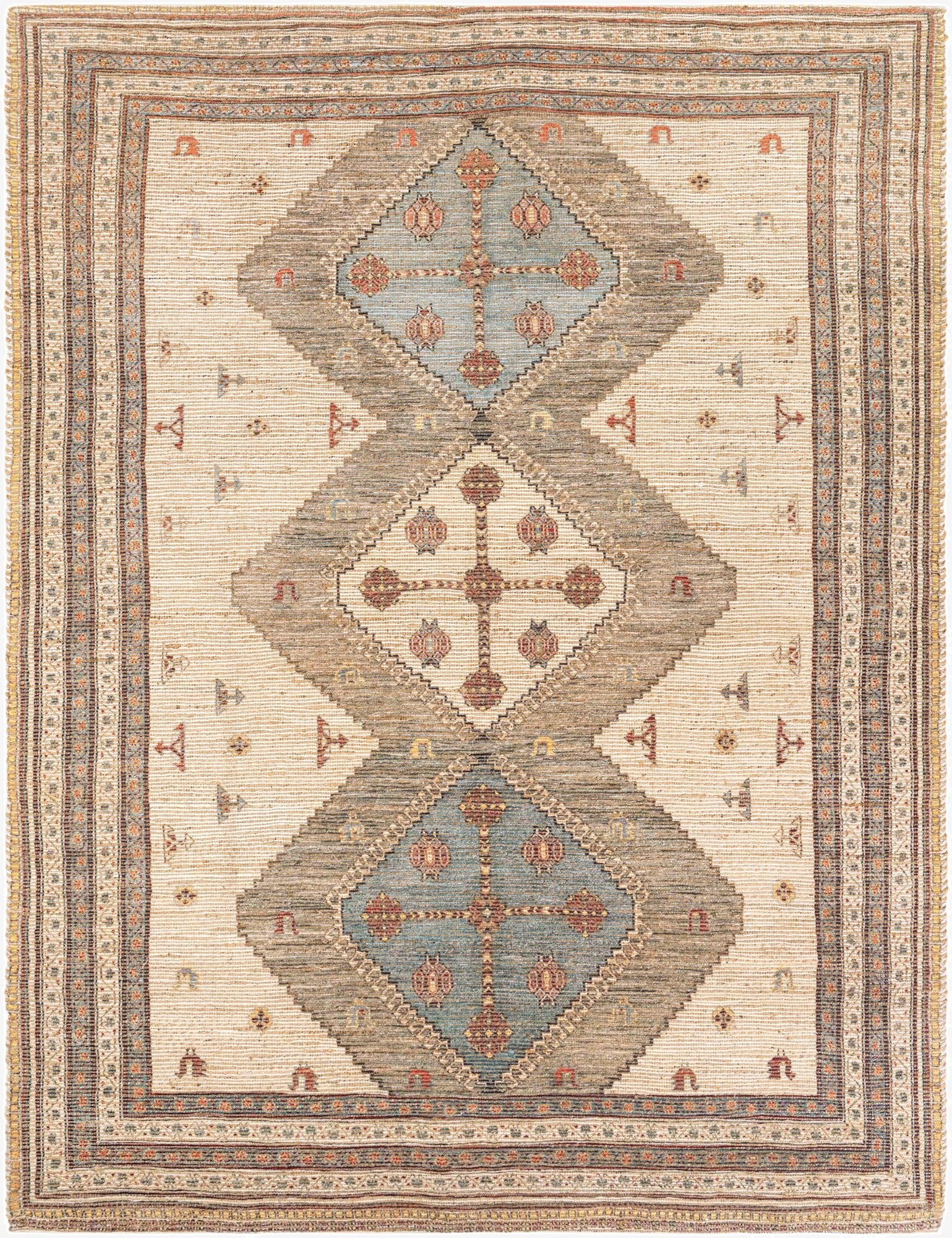 Primary image  9' x 12' Chenille Jute Rug