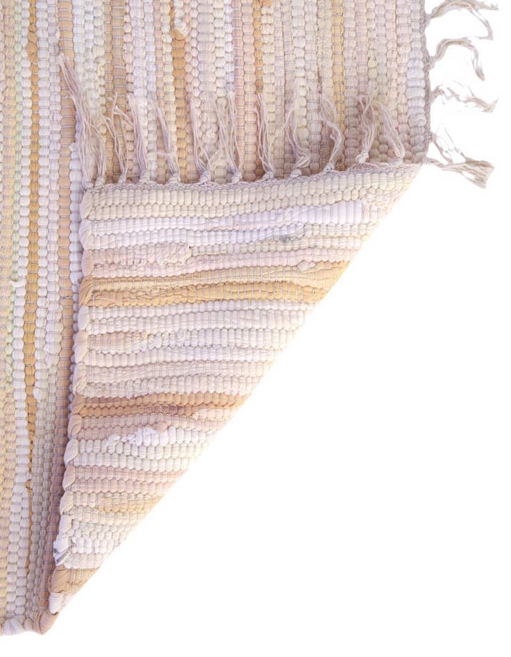 Detail image of  2' 2 x 3'  Hand Woven Chindi Cotton Rug