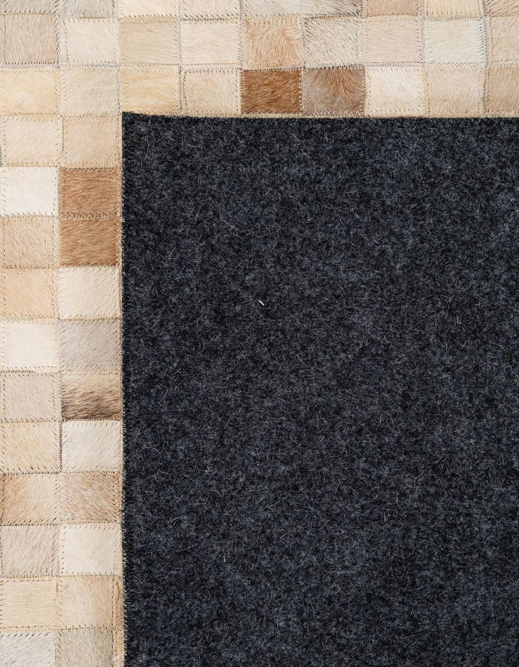 Detail image of  7' 11 x 9' 9 Cowhide - Patchwork Rug