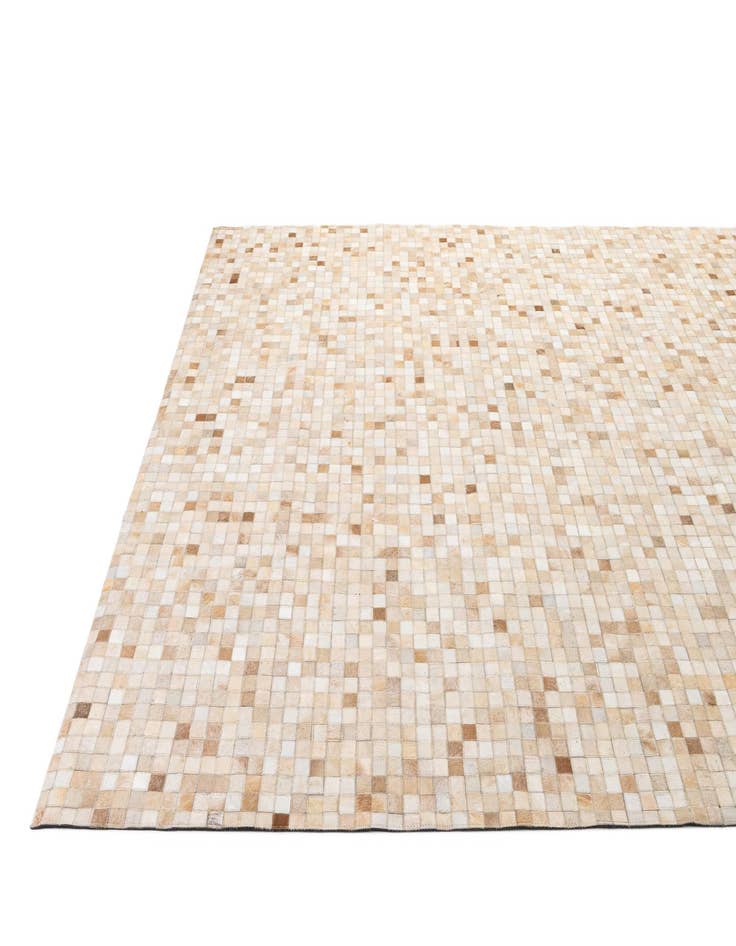 Detail image of  8' 1 x 9' 11 Cowhide - Patchwork Rug