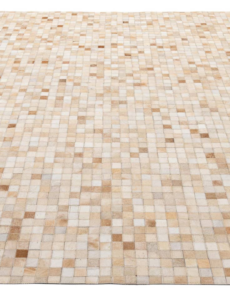 Detail image of  8' 1 x 9' 11 Cowhide - Patchwork Rug