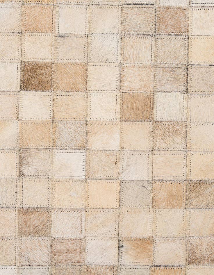 Detail image of  8' 2 x 9' 11 Cowhide - Patchwork Rug