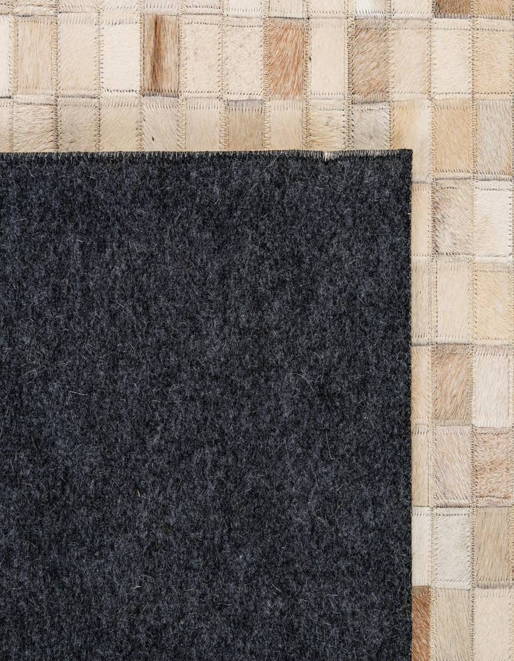 Detail image of  8' 2 x 9' 11 Cowhide - Patchwork Rug