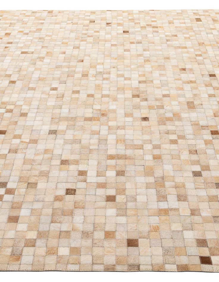 Detail image of  8' 2 x 9' 10 Cowhide - Patchwork Rug