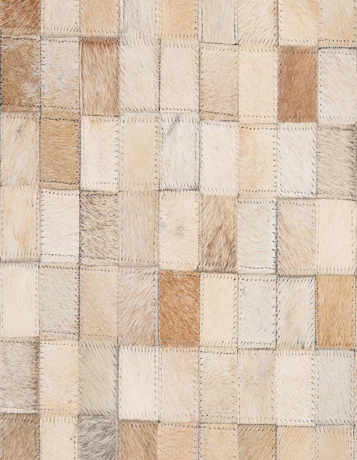 Detail image of 8' 1 x 10' Cowhide - Patchwork Rug