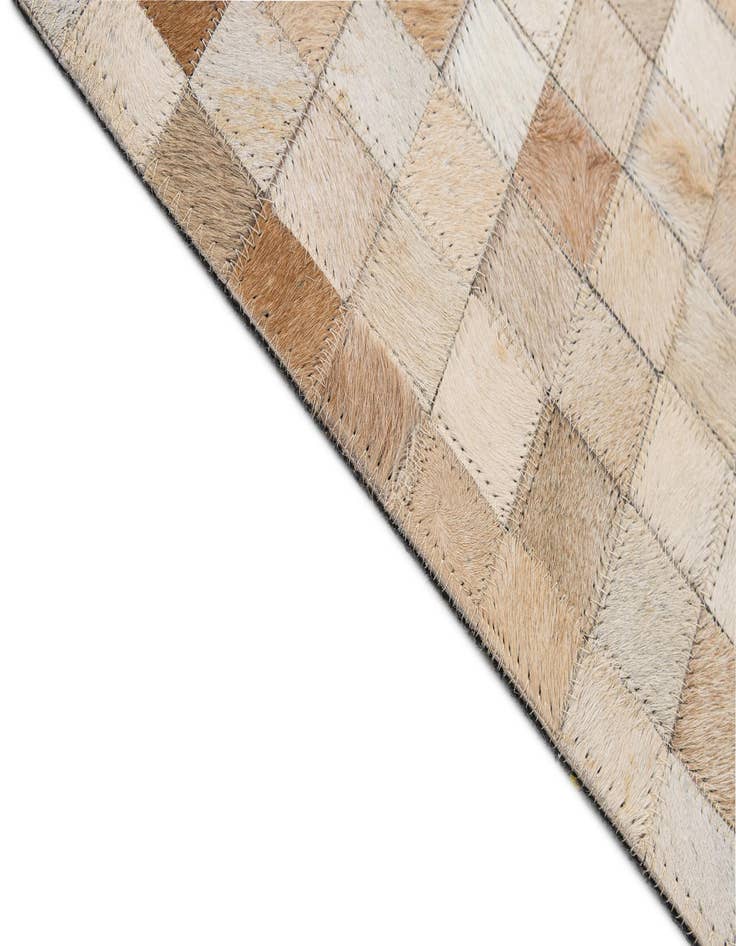 Detail image of  8' 1 x 10' 1 Cowhide - Patchwork Rug