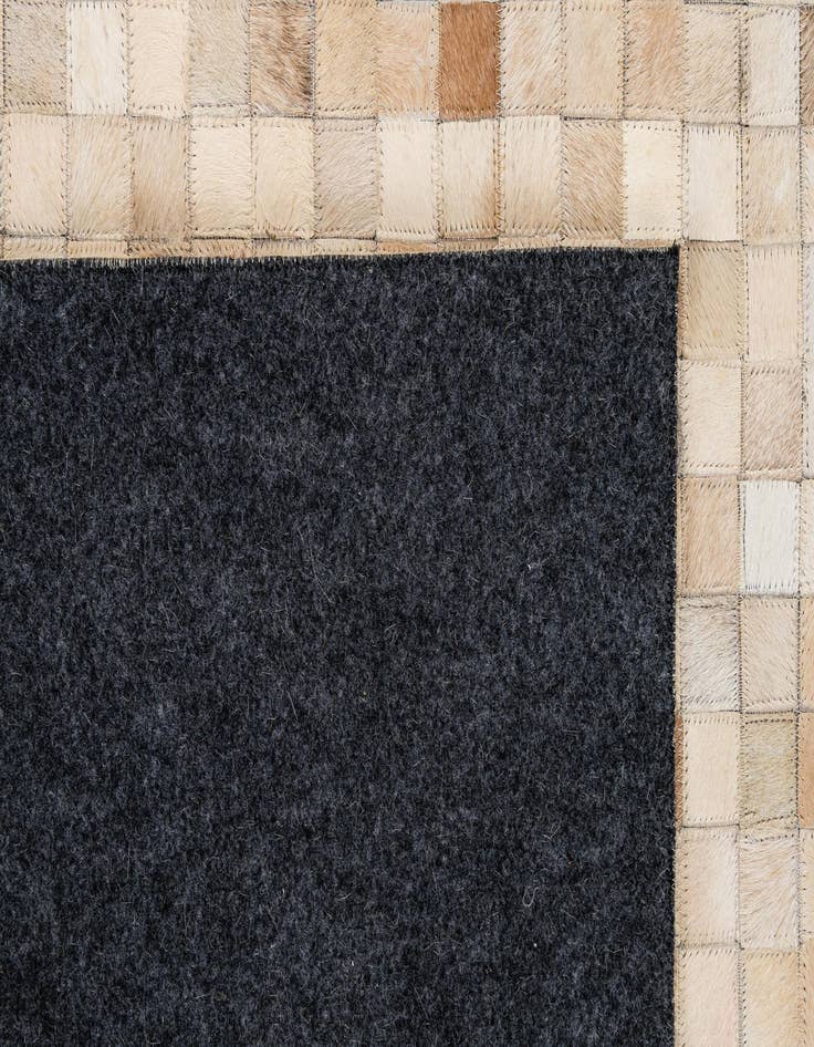 Detail image of  8' 1 x 10' 1 Cowhide - Patchwork Rug