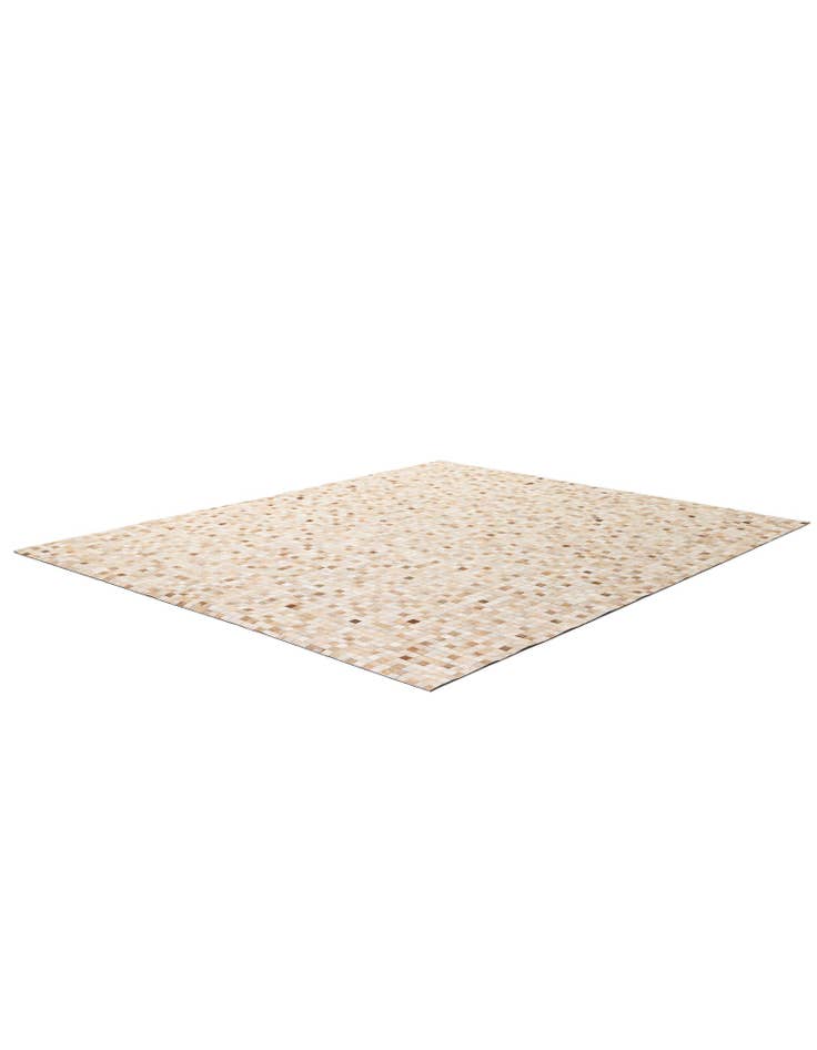 Detail image of  8' 1 x 9' 11 Cowhide - Patchwork Rug