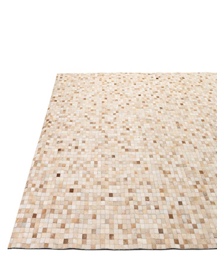 Detail image of  8' 1 x 9' 11 Cowhide - Patchwork Rug