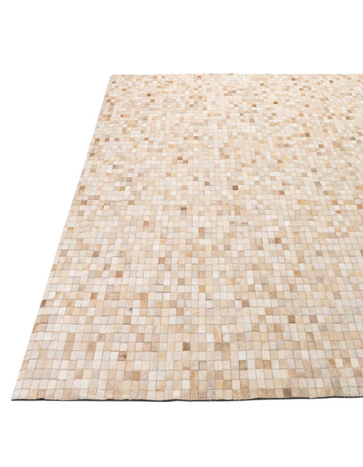 Detail image of  8' 2 x 10' Cowhide - Patchwork Rug