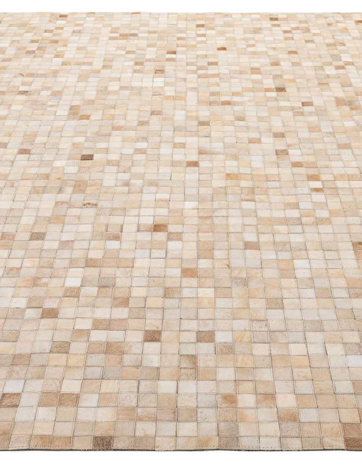 Detail image of  8' 2 x 10' Cowhide - Patchwork Rug