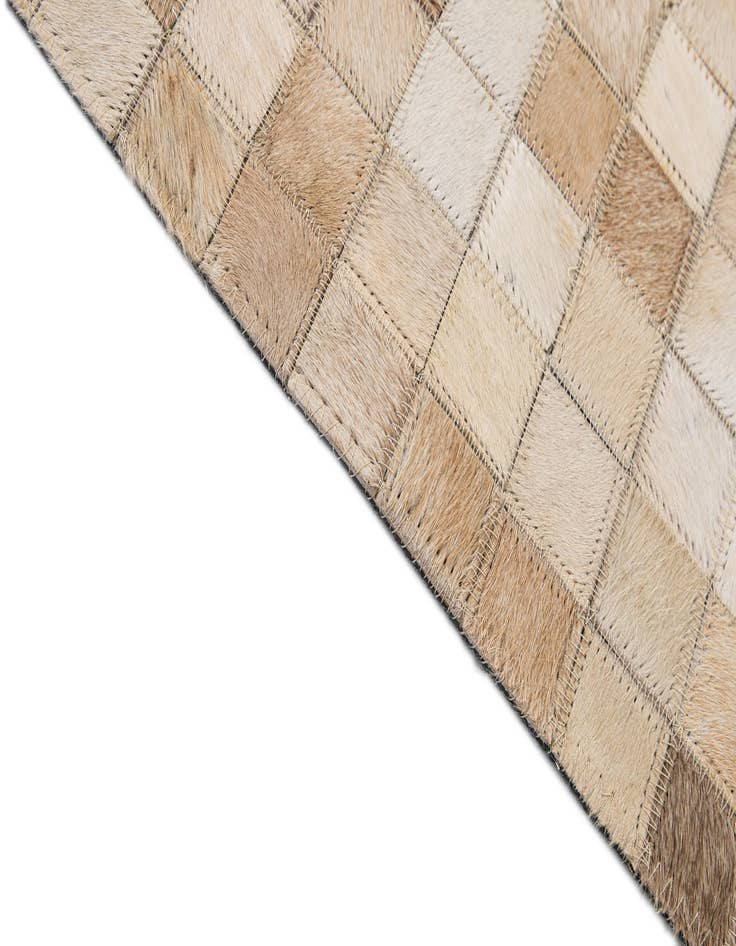 Detail image of  8' 2 x 10' Cowhide - Patchwork Rug