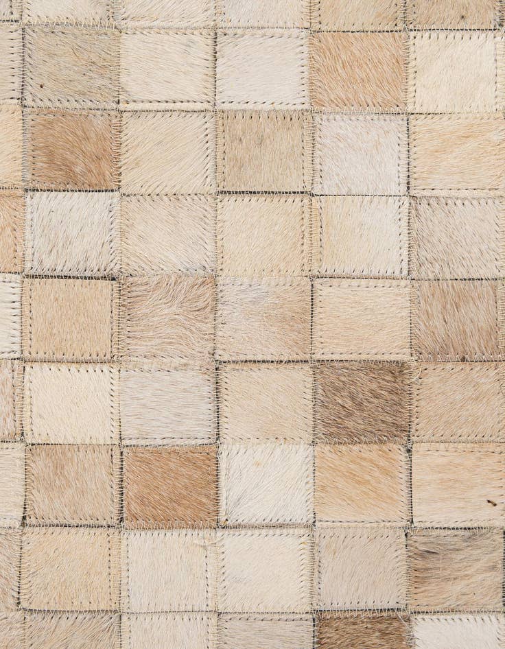 Detail image of  8' 2 x 10' Cowhide - Patchwork Rug