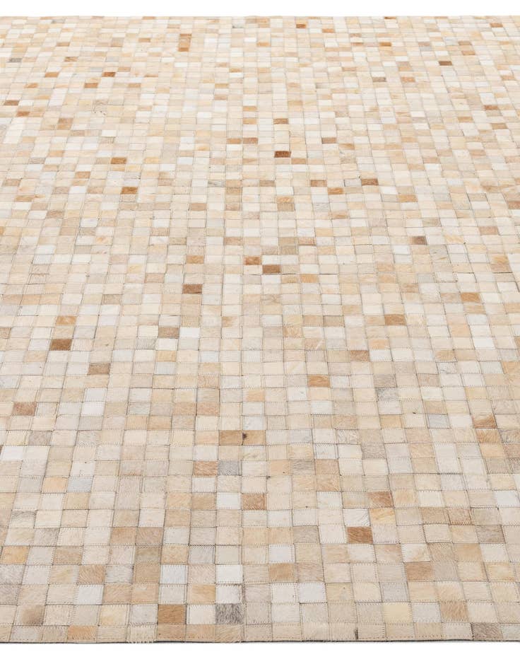 Detail image of  8' 1 x 10' Cowhide - Patchwork Rug