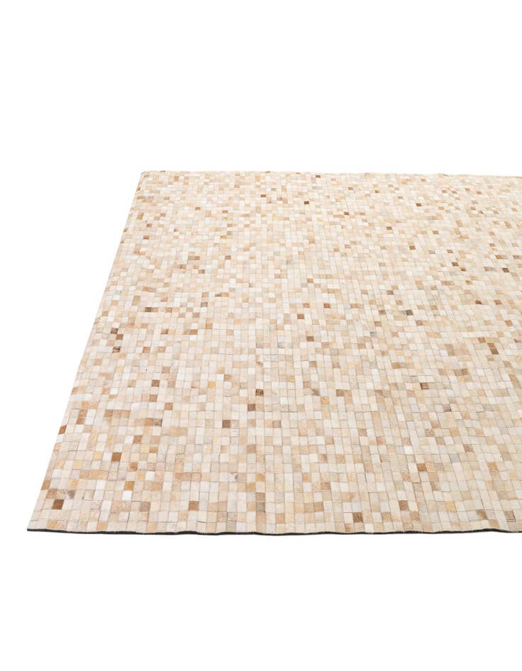 Detail image of  8' 1 x 9' 10 Cowhide - Patchwork Rug