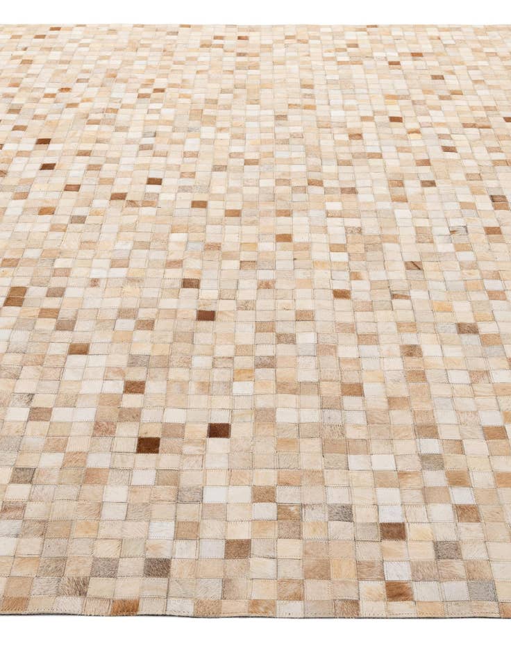 Detail image of  8' 1 x 10' Cowhide - Patchwork Rug