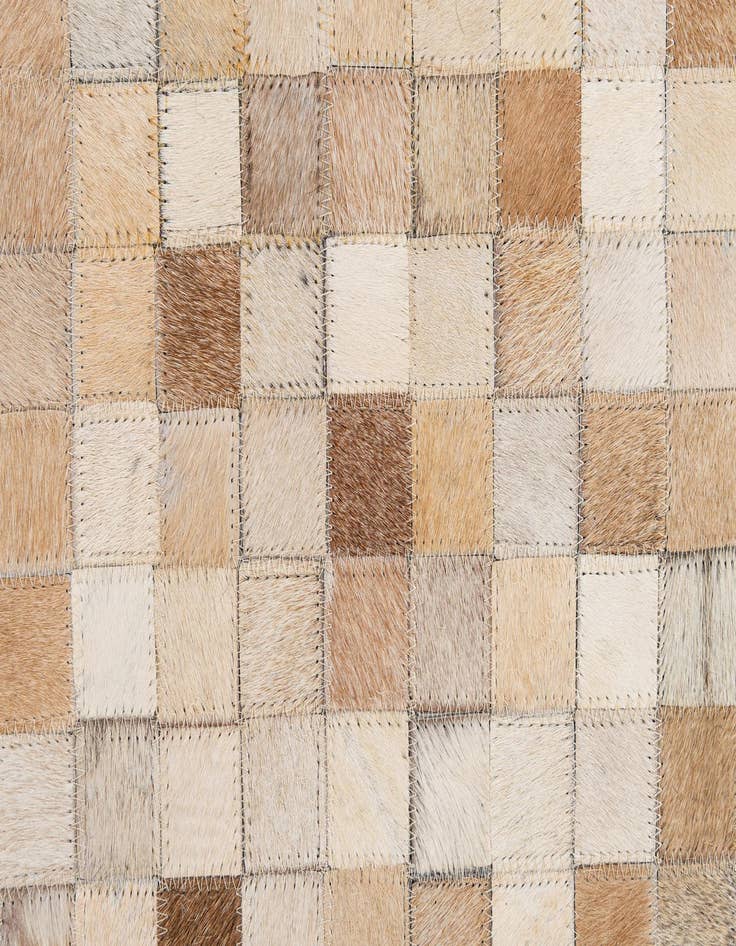 Detail image of  8' x 9' 11 Cowhide - Patchwork Rug