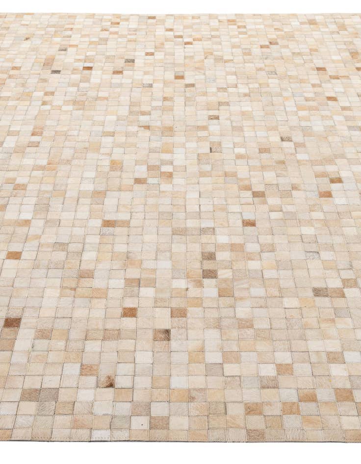 Detail image of  8' 1 x 10' Cowhide - Patchwork Rug