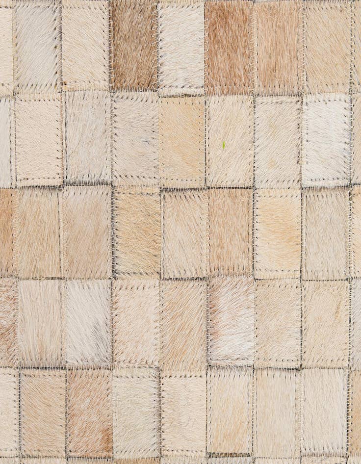 Detail image of  8' 1 x 10' Cowhide - Patchwork Rug