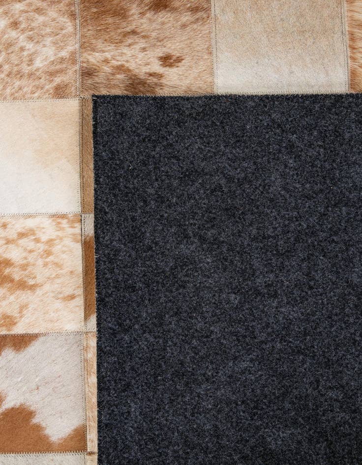 Detail image of  8' x 9' 11 Cowhide - Patchwork Rug