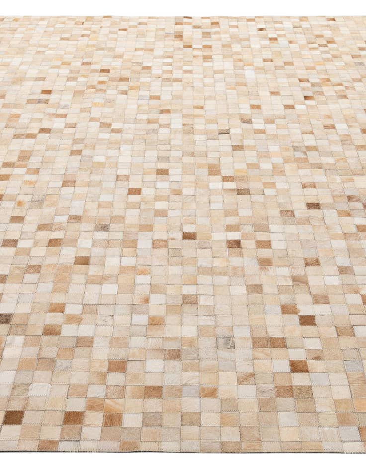 Detail image of  8' 1 x 9' 11 Cowhide - Patchwork Rug