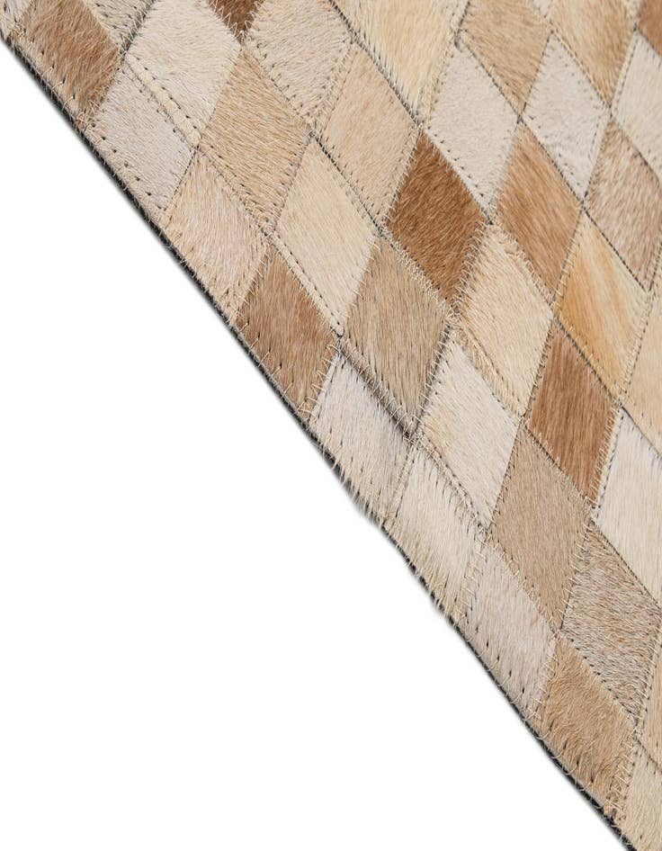 Detail image of  8' 1 x 9' 11 Cowhide - Patchwork Rug