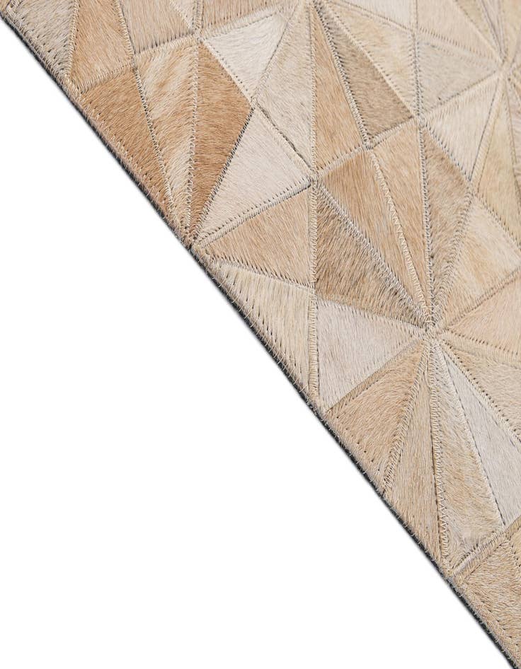Detail image of  5' 9 x 7' 8 Cowhide - Patchwork Rug