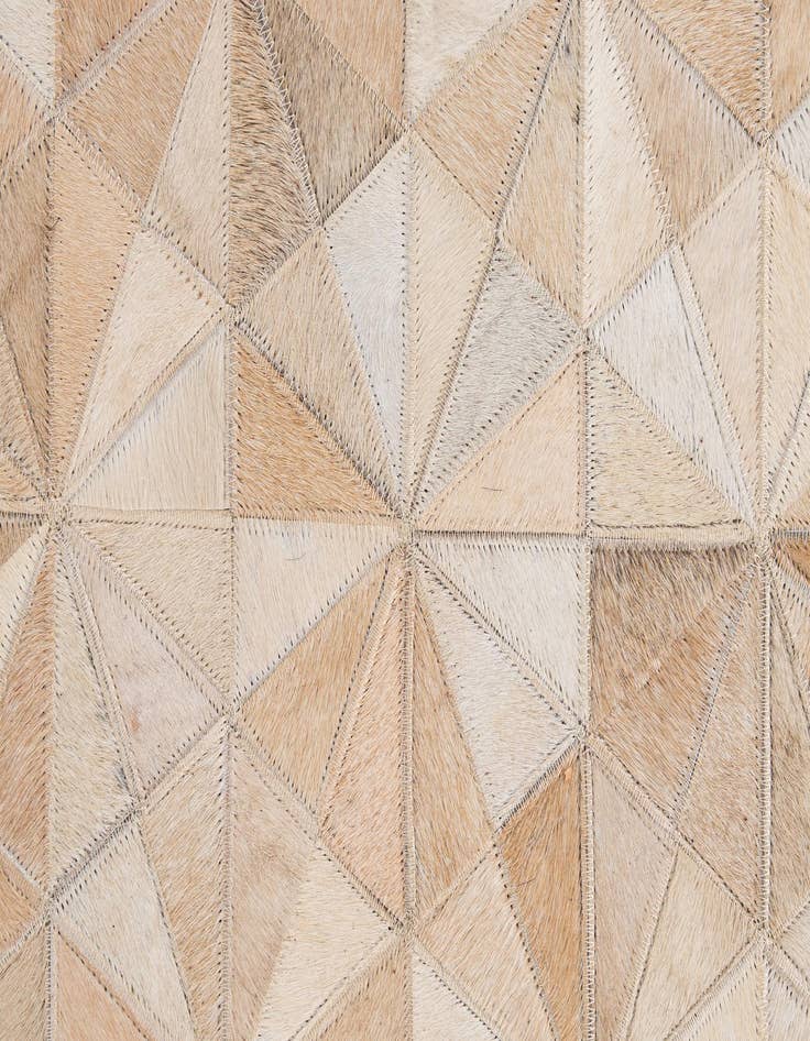 Detail image of  5' 9 x 7' 8 Cowhide - Patchwork Rug