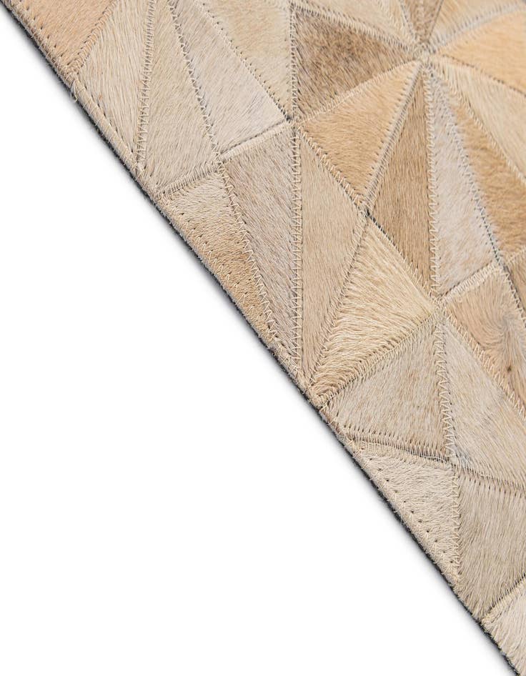 Detail image of  5' 9 x 7' 11 Cowhide - Patchwork Rug