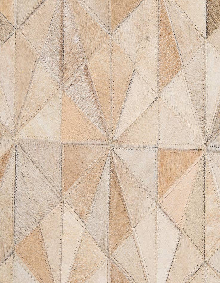 Detail image of  5' 9 x 7' 11 Cowhide - Patchwork Rug
