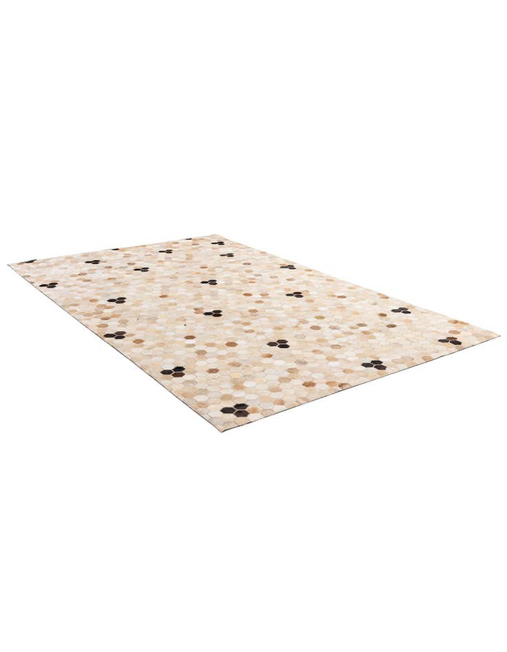 Detail image of  5' x 7' 11 Cowhide - Patchwork Rug