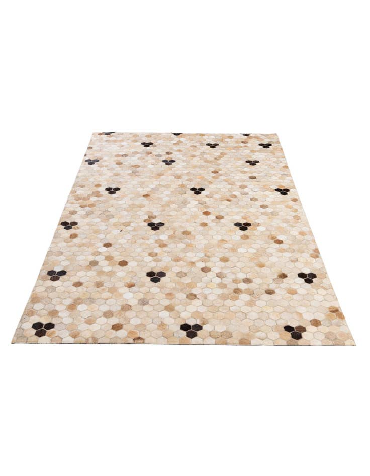 Detail image of  5' x 7' 11 Cowhide - Patchwork Rug