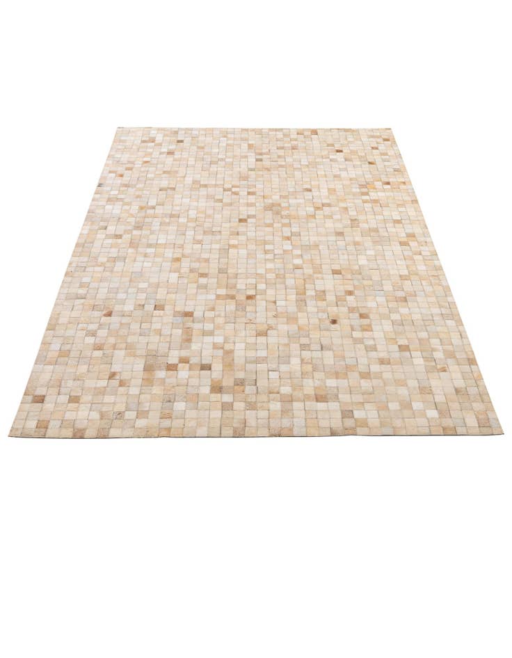 Detail image of  5' 1 x 8' Cowhide - Patchwork Rug