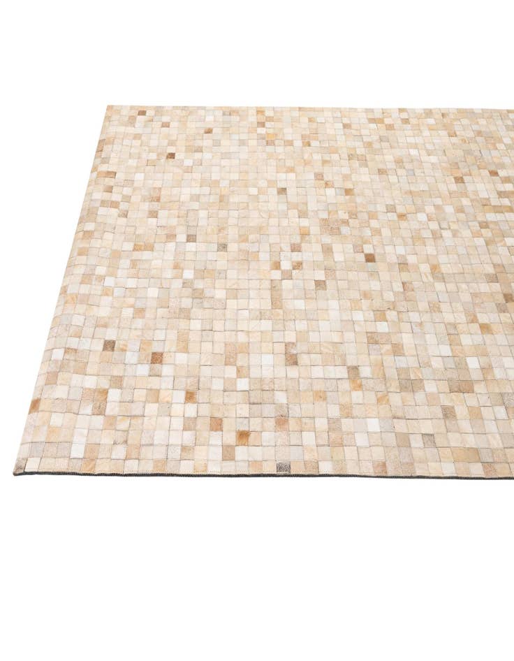 Detail image of  5' 1 x 8' Cowhide - Patchwork Rug