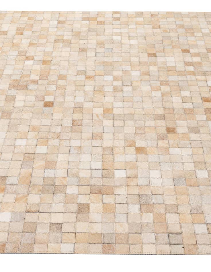 Detail image of  5' 1 x 8' Cowhide - Patchwork Rug