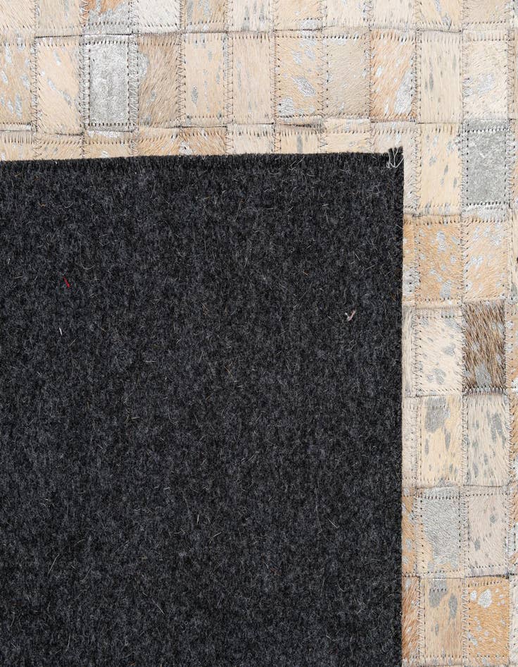 Detail image of  5' x 7' 11 Cowhide - Patchwork Rug