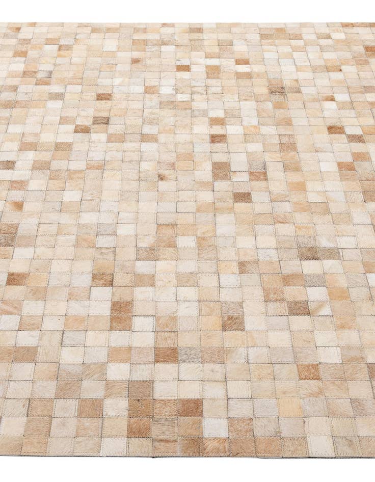 Detail image of  5' x 7' 11 Cowhide - Patchwork Rug