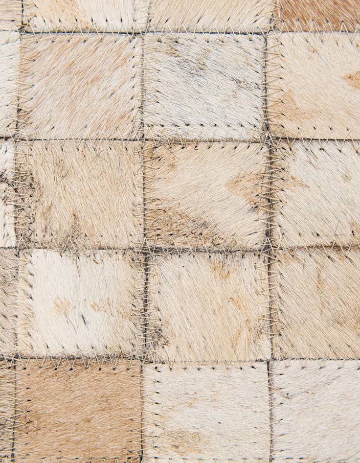 Detail image of  5' x 7' 11 Cowhide - Patchwork Rug