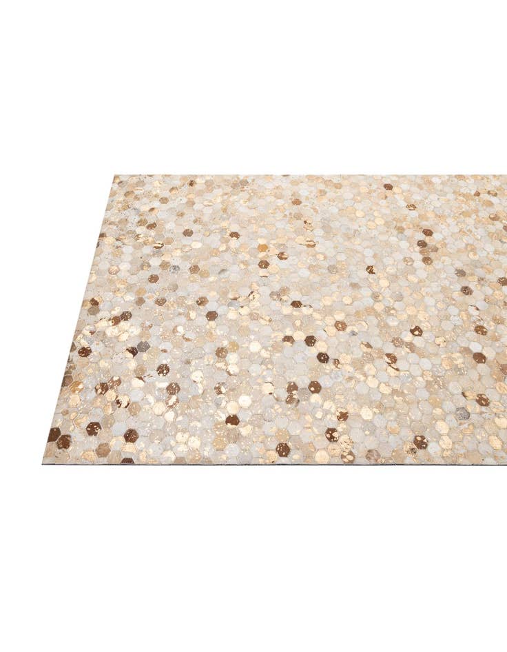 Detail image of  5' x 8' Cowhide - Patchwork Rug