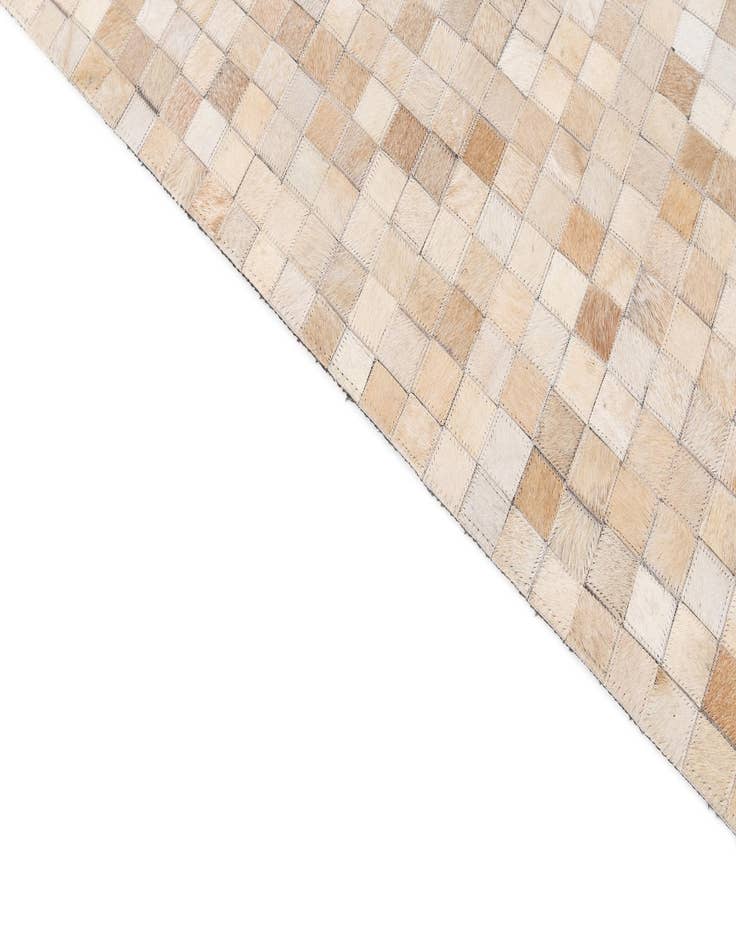 Detail image of  5' 1 x 8' 1 Cowhide - Patchwork Rug