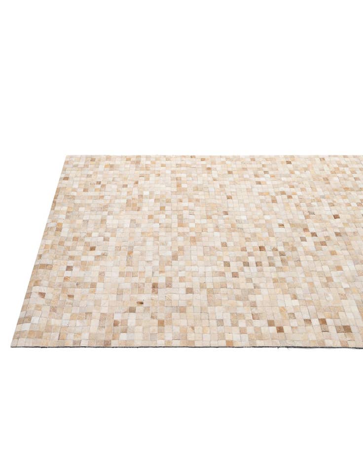 Detail image of  5' 2 x 8' 2 Cowhide - Patchwork Rug