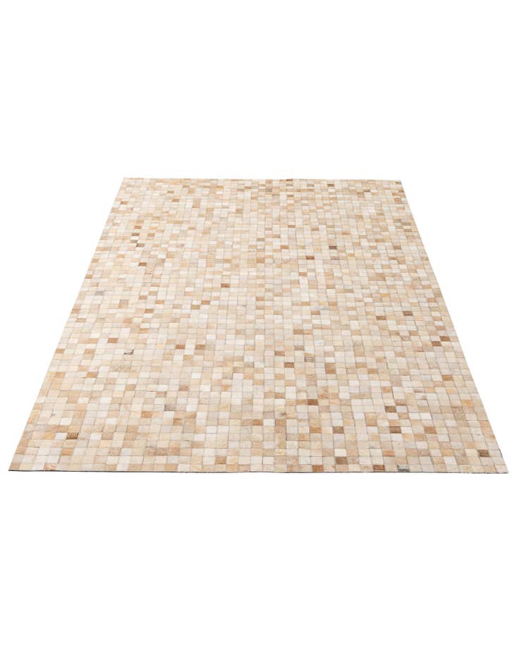 Detail image of  5' 1 x 7' 10 Cowhide - Patchwork Rug