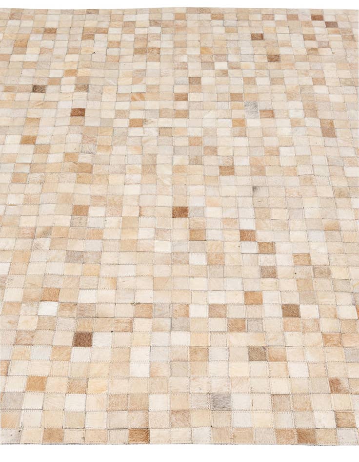 Detail image of  5' 1 x 7' 10 Cowhide - Patchwork Rug