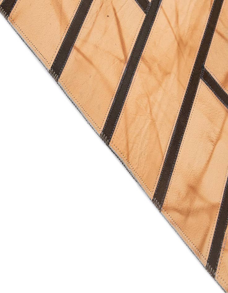 Detail image of  5' 3 x 8' 1 Cowhide - Patchwork Rug